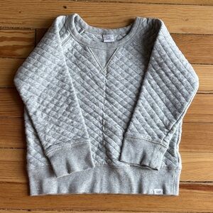GAP Light Gray Quilted Pullover
